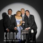 09-02-2004 Andre van Duin, Joke Bruijs, Ron Brandsteder and Jan Rietman at studio in Amsterdam, on behalf of Andre van Duin Jubileumshow. Photo: Govert de Roos/Connu